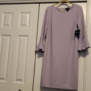 Liz Claiborne Light Purple Long Sleeve Dress